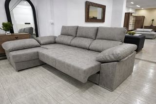 Divano Chaise Longue Reversibile con Sedili Reclinabili