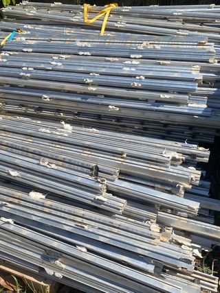 Tarima WPC 250m² + rastreles aluminio