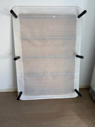 Colchón Oasis 135x190 más base tapizada 6 patas