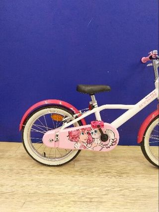 Bicicleta niños 16 pulgadas Btwin 500 Doctor Girl blanca