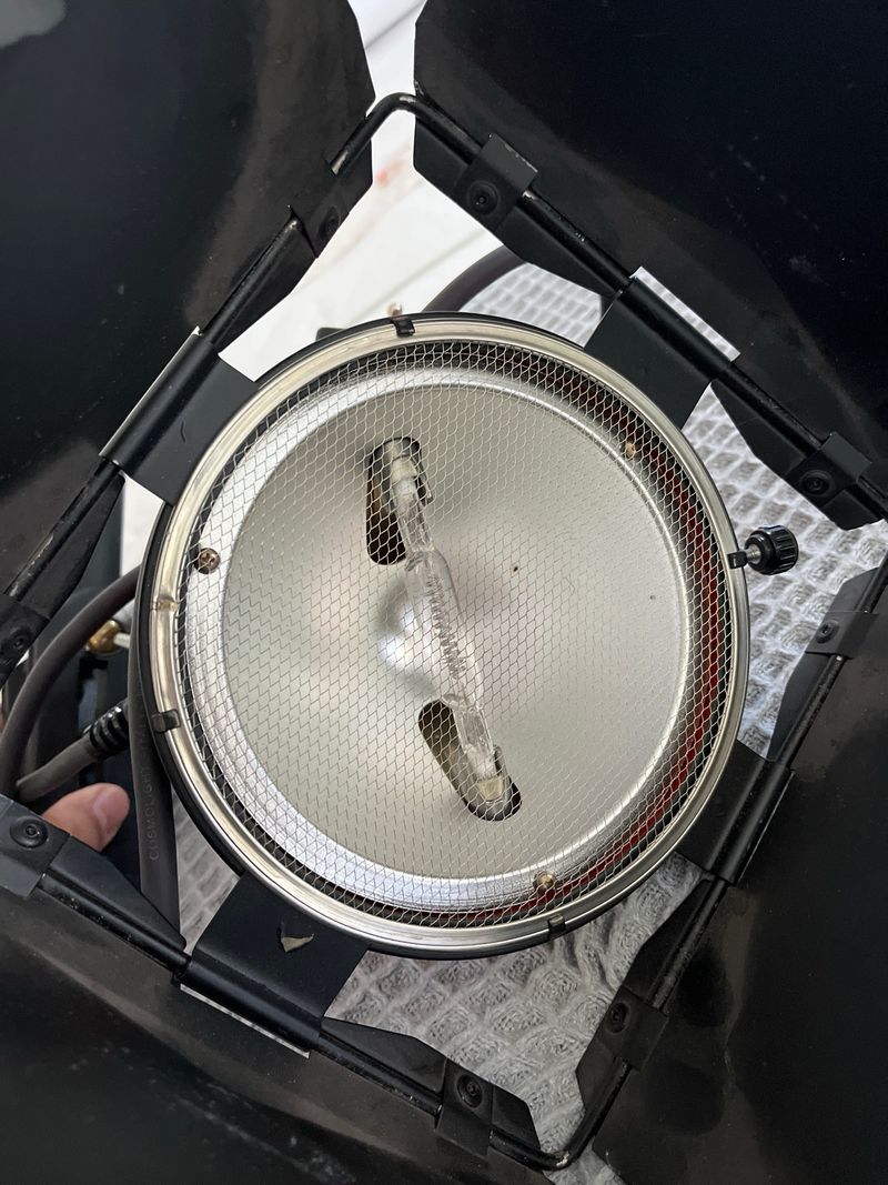 Foco halogeno 1000w cine/video con pinza. Butanito afbeelding 2