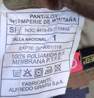 Pantalon Gore-Tex boscoso pixelado