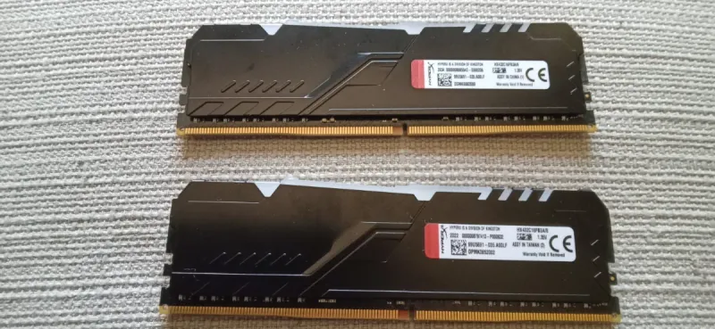 Memoria DDR4 16GB 3200MHz HyperX Fury RGB afbeelding 2
