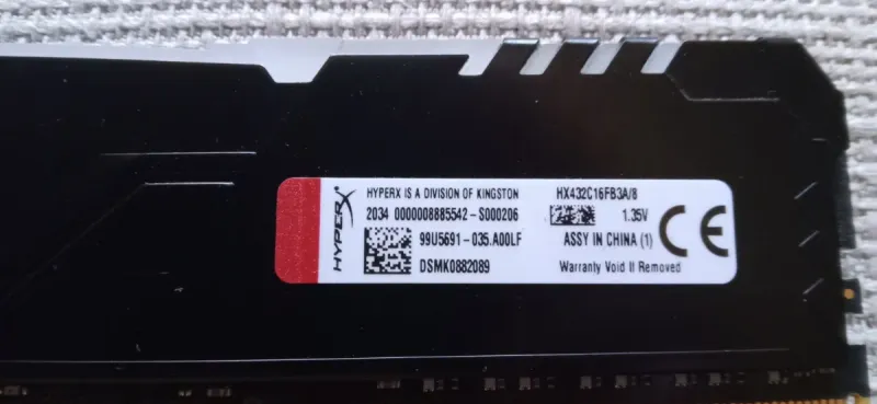 Memoria DDR4 16GB 3200MHz HyperX Fury RGB afbeelding 3