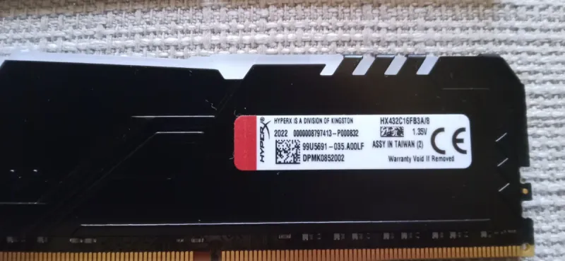 Memoria DDR4 16GB 3200MHz HyperX Fury RGB afbeelding 4