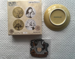 Pack Mini Platos FFIX 25th Aniversario + Llavero