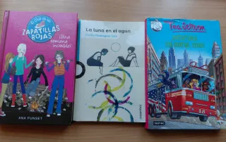 LOTE = TEA STILTON / LA LUNA EN EL AGUA / ZAPATILL