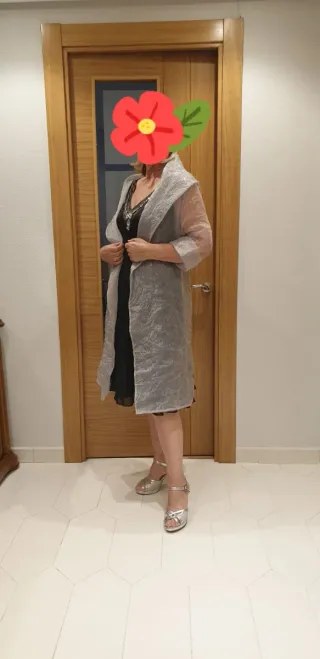 Vestido fiesta negro