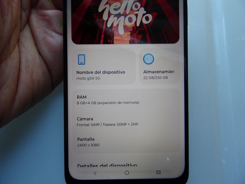 Telefono Movil Motorola Moto G54 5G 8gb 256Gb afbeelding 3