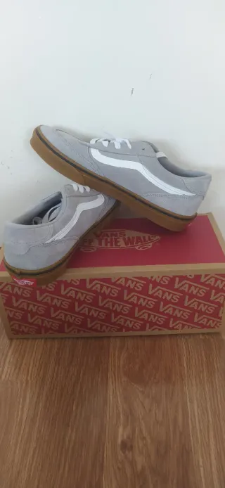 Vans Nuevas Unisex Gris/Marrón