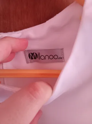 Vestido de comunión o fiesta  blanco Milanoo niña