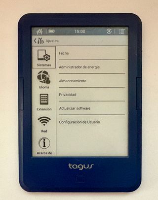 EBOOK TAGUS IRIS PANTALLA 6¨RETROILUMINADA 8 GB