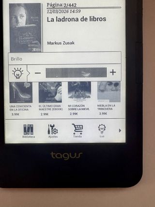 EBOOK TAGUS IRIS PANTALLA 6¨RETROILUMINADA 8 GB