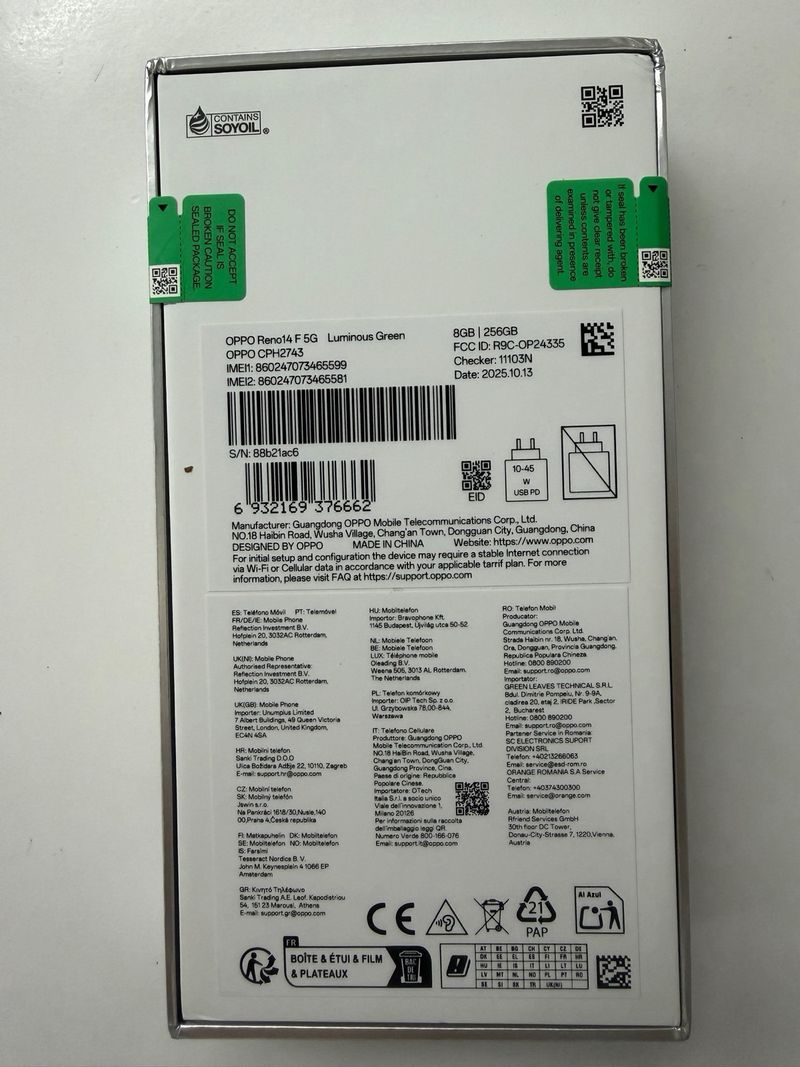 OPPO Reno14 F 5G 256GB afbeelding 2