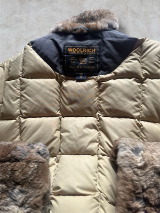 Chaqueta Plumas Reversible Woolrich con Pelo