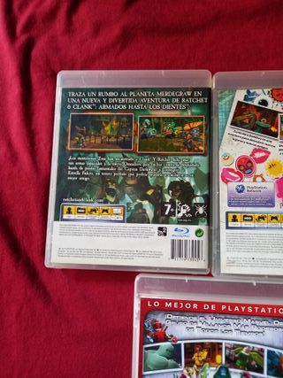Pack 3 Juegos PS3: Ratchet and clank Little Big...
