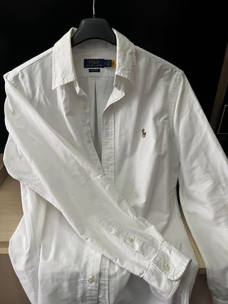 Camisa Polo Ralph Lauren Blanca Talla S