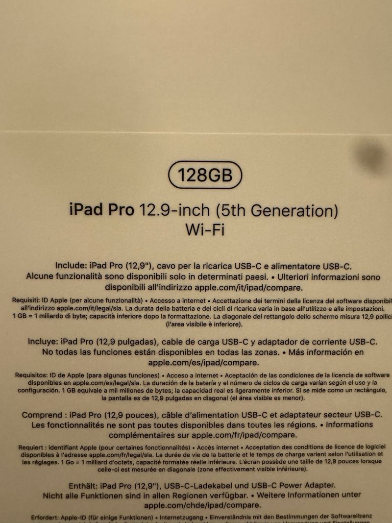 iPad Pro 12.9 5ª Gen 128GB afbeelding 4