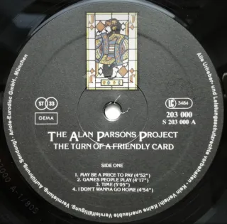 The Alan Parsons Project - The Turn Of A Friendly