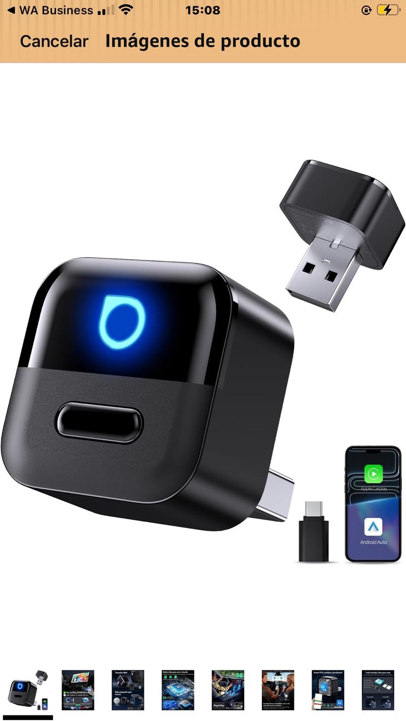 Adaptador Inalámbrico Car OTTOCAST Mini Pico
