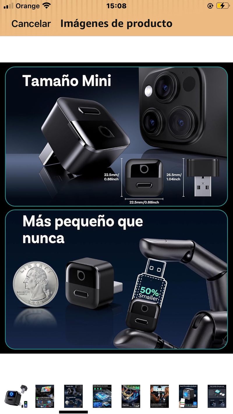 Adaptador Inalámbrico Car OTTOCAST Mini Pico afbeelding 4