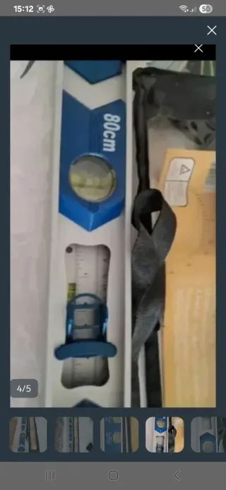 Nivel multifuncional con funda