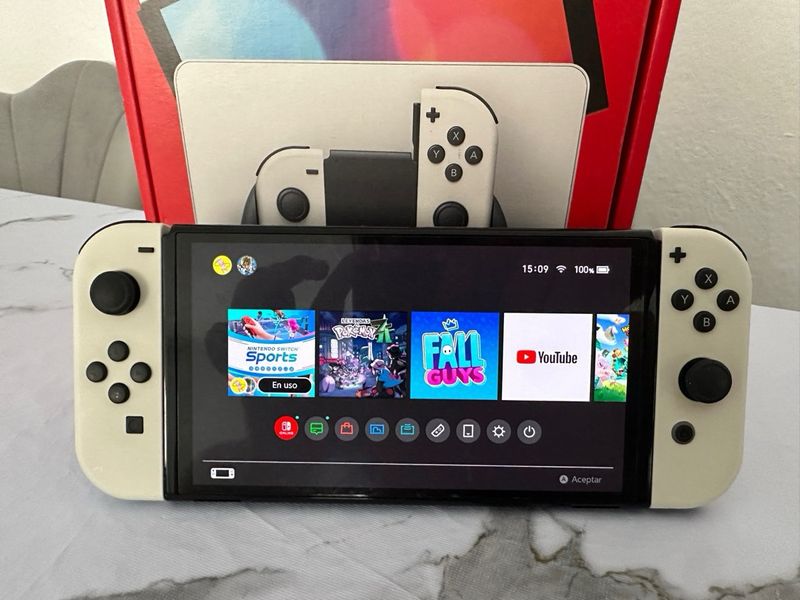 Nintendo Switch OLED Blanca afbeelding 2