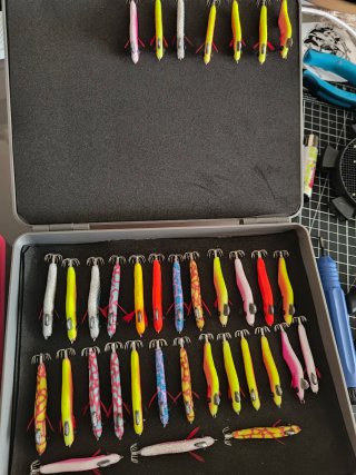 Poteras artesanales para pesca