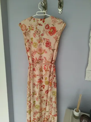 Vestido largo estampado floral verano