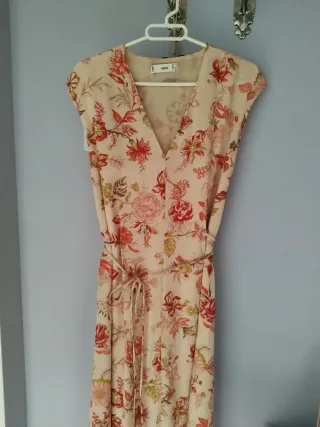 Vestido largo estampado floral verano