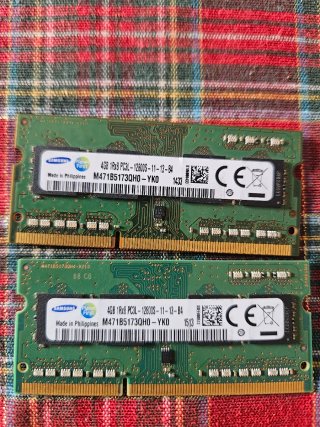 Memoria RAM portátil DDR3 o DDR4 De 4 GB