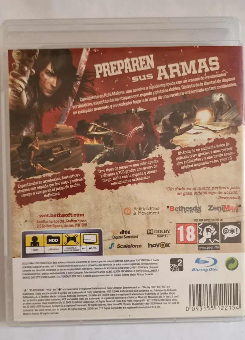 Wet (PS3) afbeelding 2