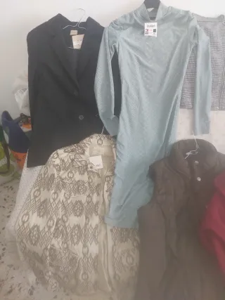 Lote Ropa Mujer Chaqueta Vestido Chaleco