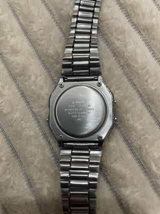 Reloj Casio A163WA-1QES Plata Negro