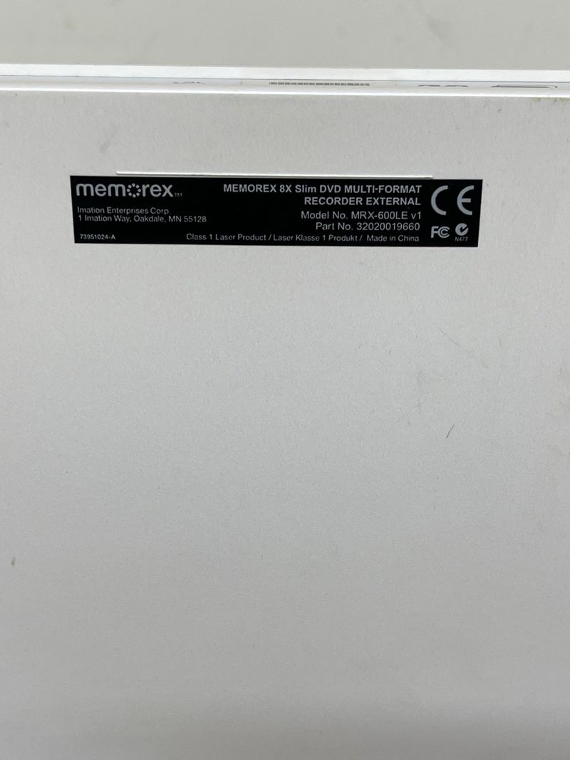 Grabador DVD Externo Memorex Slim USB LightScribe afbeelding 4