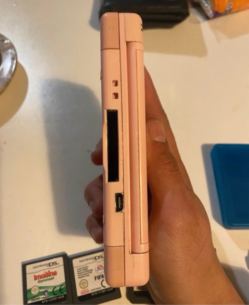 Nintendo DS Lite Rosa + 4 Juegos afbeelding 6