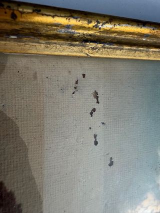 Quadro antico dipinto olio su tela