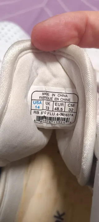 Zapatillas Baloncesto Reebok Blancas