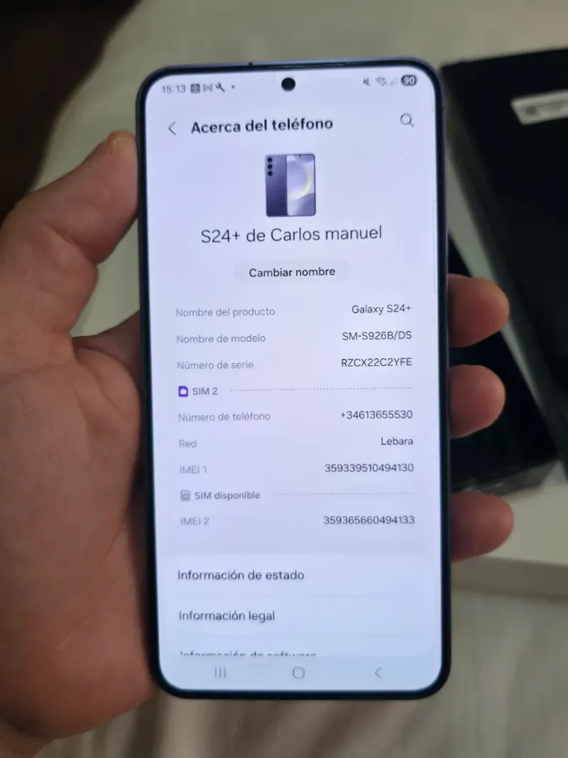 Samsung S24 Plus 256 GB Nuevo afbeelding 4