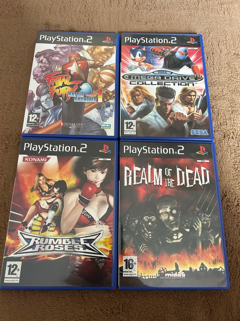 Lote 4 Juegos PS2
