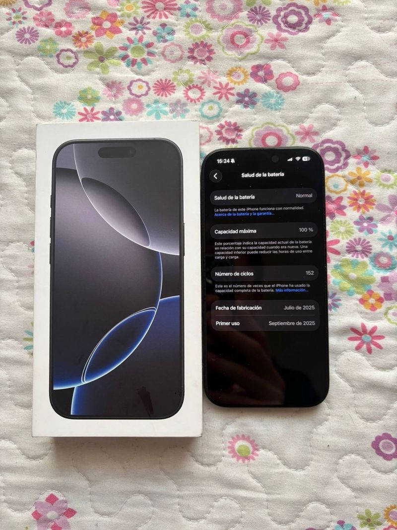 iPhone 16 Pro 128GB Negro 100% bateria afbeelding 5