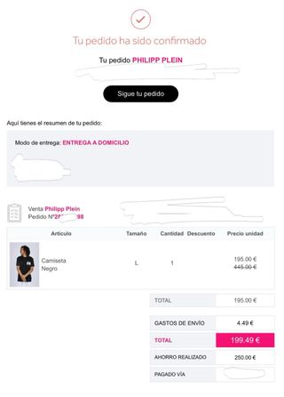 Camiseta Philipp Plein Edición Limitada