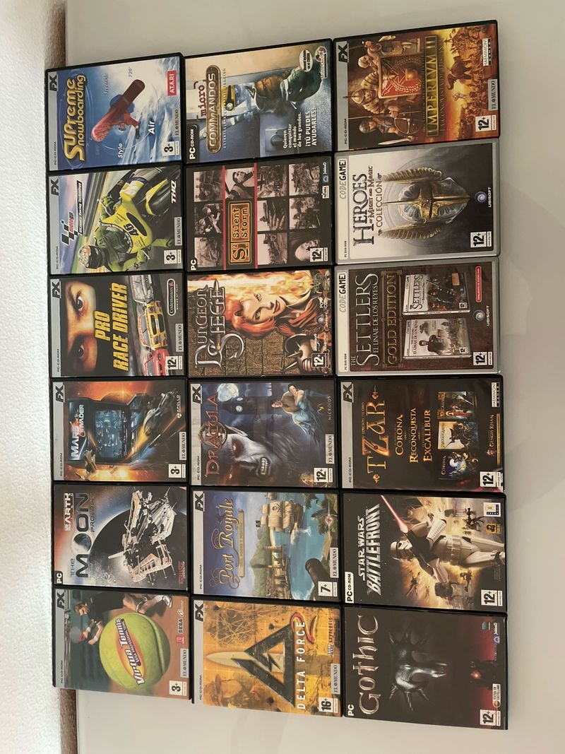 Lote 18 Juegos PC Retro