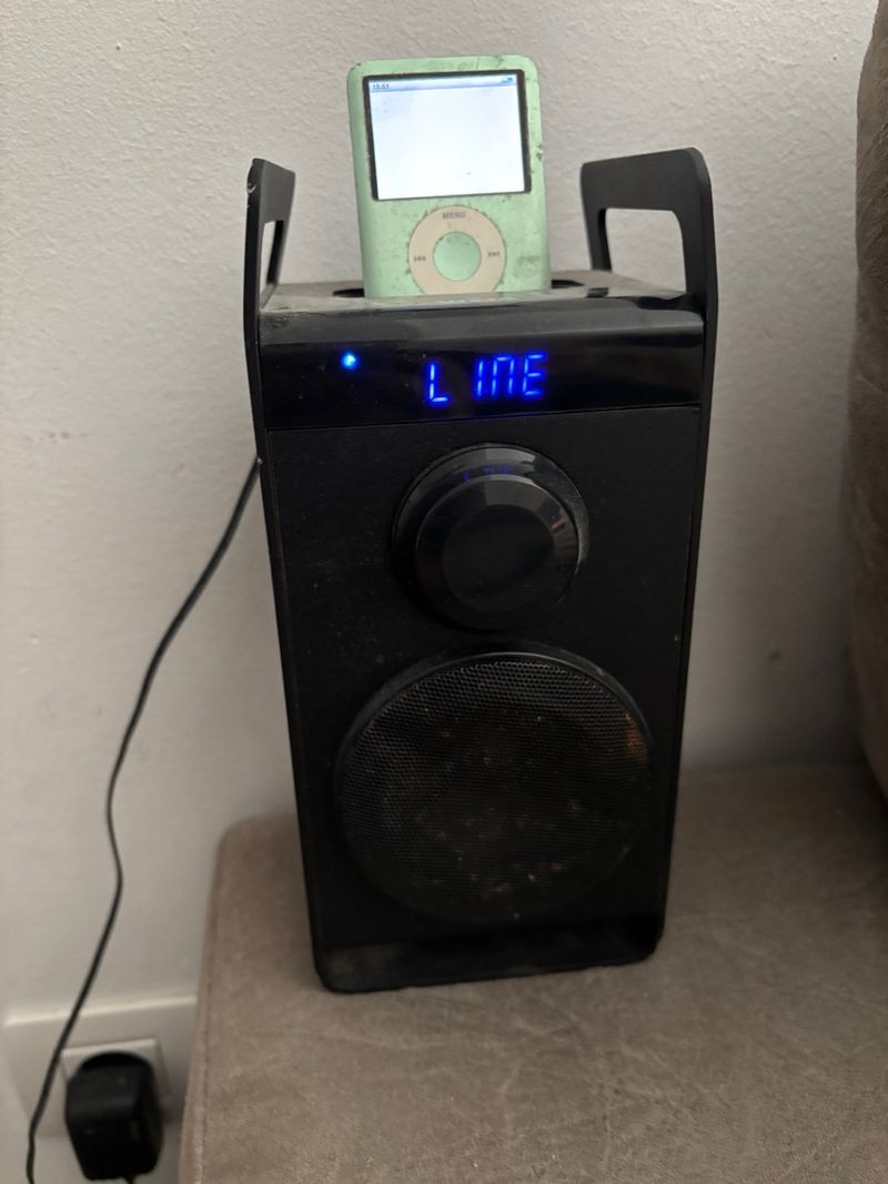 Altavoz Vieta para iPod (Negro/Verde)