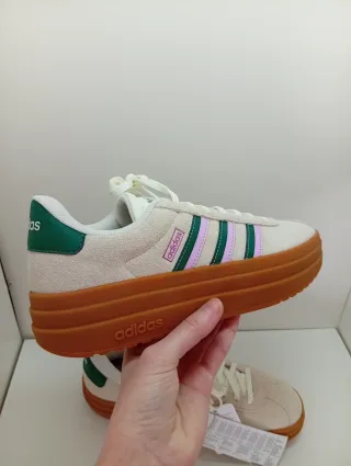 Adidas VL Court Bold   Beige/Verde/Lila Talla 39