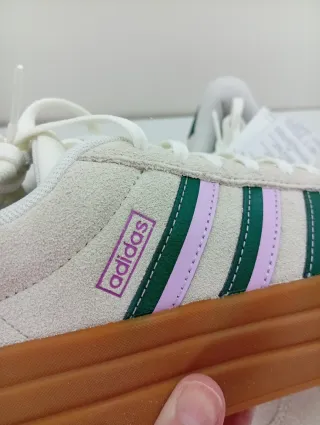 Adidas VL Court Bold   Beige/Verde/Lila Talla 39