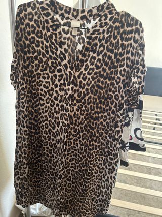 Vestido estampado leopardo verano