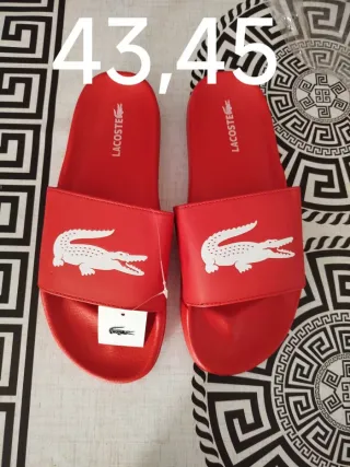 Chanclas  Rojas Talla 43 y 45