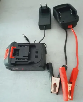 Arrancador de Batería, con Cargador, Batería, 21 V