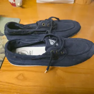Zapatos náuticos Javer lona cordones azul 45